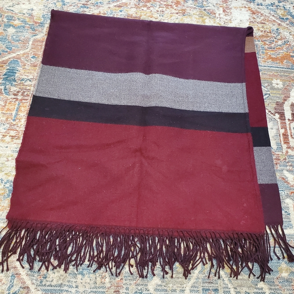 Red shawl wrap